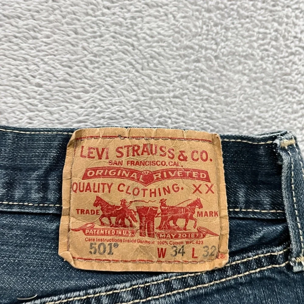 Levis 501 XX  Jeans Mens 32x30* Straight Button Fly‎ Southwestern Y2K Cowboy
